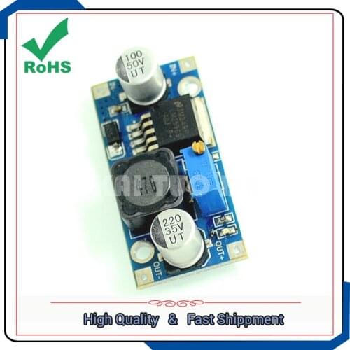 LM2596S-ADJ DC-DC step-down BUCK power supply module 3A adjustable regulator converter 24V to 12V 5V 3V with indicator board