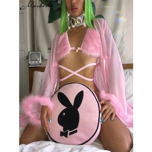 Macheda Fashion New Summer Pink Women Bras Tops Strap Vest Sexy Bra Bustier Top 2018 New Simple Halter Neck Lace Up Tank Top