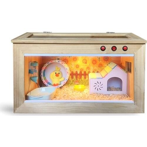 Hedgehog Breeding Box Hamster Golden Bear Honey Bag Ostrich Chicken Brooding Small Pet Mini Cage Nest