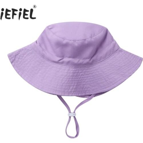 Cute Baby Girl Bucket Hat Beach Summer Sunscreen Protection Print Baby Boy Girls Hat Newborn Photography Props Baby Sun Hat