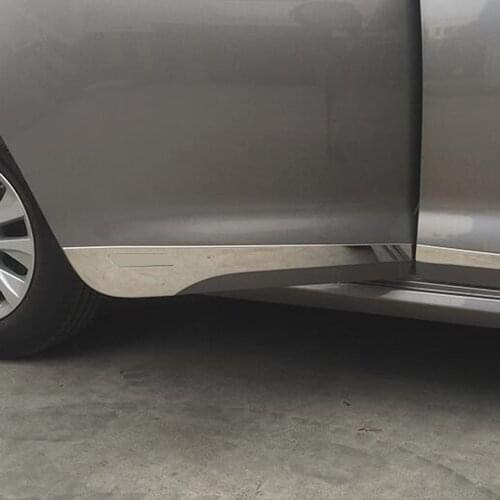 For Toyota Corolla Sedan 2019 2020 2021 Carbon ABS Chrome Exterior Car Side Door Body Cover Trim Molding Accessories Styling