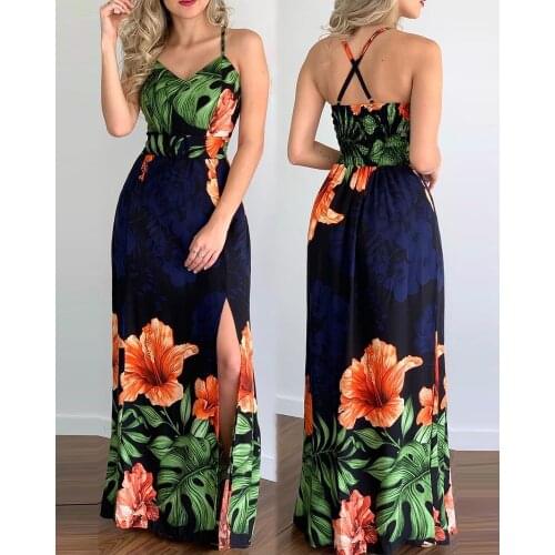 Летние платья с разрезом Noworry China At AliExpress