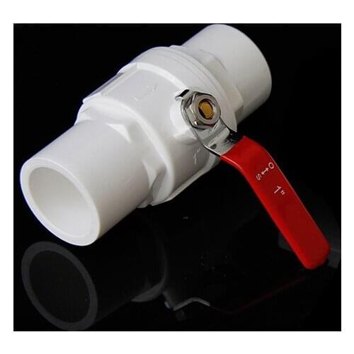 20mm ID PVC Ball Valve Water Connector For Garden Irrigation System