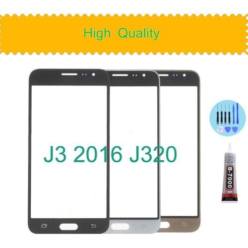 Replacement LCD Front Touch Screen Glass Outer Lens For Samsung Galaxy J3 2016 J320 J320F J320FN