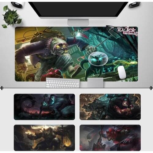 Vip League of Legends Yorick Mouse Pad Gamer Keyboard Maus Pad Desk Mouse Mat Game Accessories For Overwatch