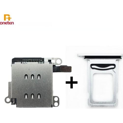 Built-in SIM Card Holder Replacement For phone XR Dual SIM Card Reader Flex Cable Tray Holder Slot Adapter Use Two SIM Card
