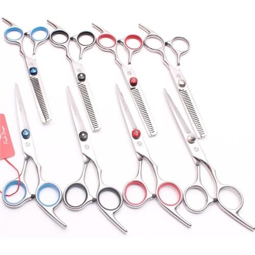 Z1001 6" 17.5cm Purple Dragon Professional Hairdressing Scissors Cutting Shears Thinning Scissors Style Tools Human Hair Scissor