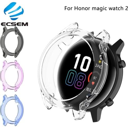 Protective cover for Honor magic watch 2 42MM 46MM accessories protector case shell tpu transparent cover for magic watch2