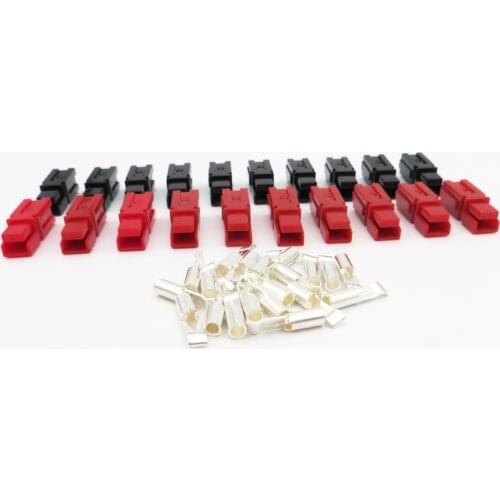 10Pairs X 600V 30A 30Amp Power Marine Connector Pole Red Black For SH50 plug Power Single pole