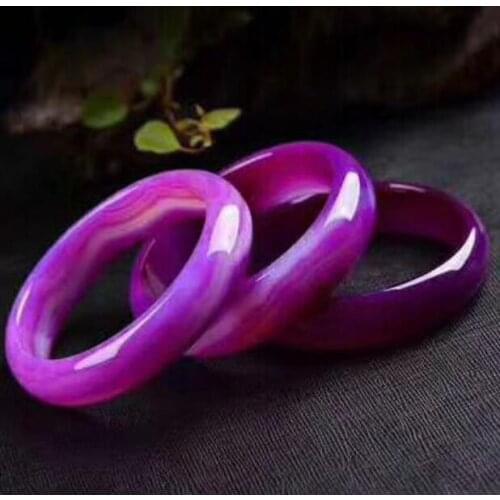 Handmade 100% Natural Jadeite green red pink white stone Bangle Bracelet