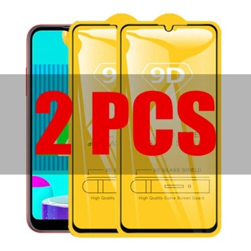 2Pcs 9D Glass For Samsung M01 Protective Glass for Samsung Galaxy M01 M 01 SM-M015F/DS 5.7'' Screen Protector Film