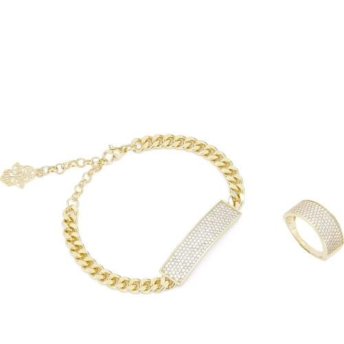 2021 Apr hot selling accessories wedding jewelry set for women luxuy jewelry set copper high quality jewelry set