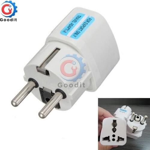 5pcs AC Power UK US AU to EU Socket Universal Plug Travel Adapter Converter Travel Power Adapter Converter Electrical Charger