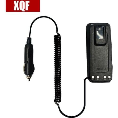 XQF XIR P8200 Car Charger Battery Eliminator Adapter For Portable Radio for P8208 P8260 P8268 Walkie Talkie