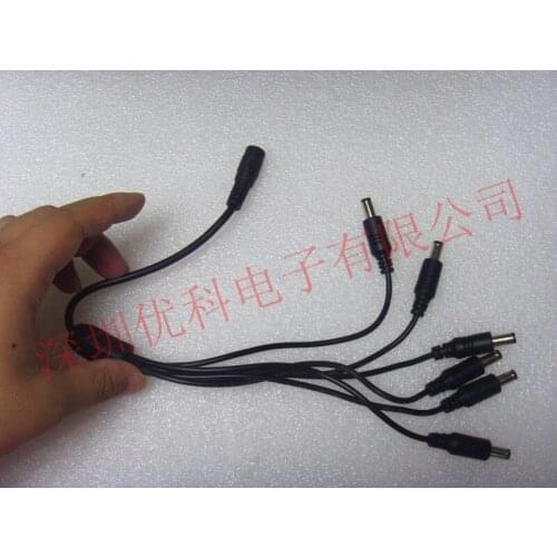Free shipping For Monitor power supply multimedia equipment DC plug one point six 5.5*2.1 1 drag 6