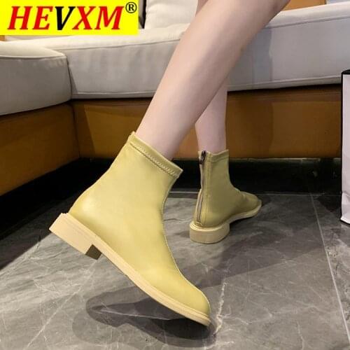 Autumn Winter Platform Boots Women Casual Ankle for Shoes Woman Leather Shoe Ladies Snow Patent Leather Elastic Motorcycle