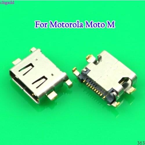 Cltgxdd 3PCS/Lot Micro Usb Charging Connector For Motorola Moto M XT1662 Charge Port Socket Jack Plug Dock
