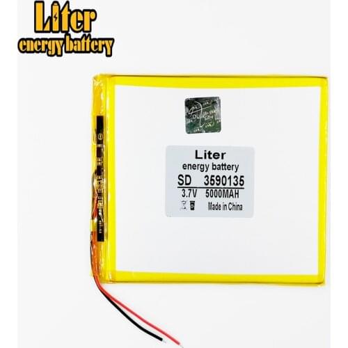 Best battery brand 3.7V lithium battery 3590135 inch flat built-in battery original import 5000mAH