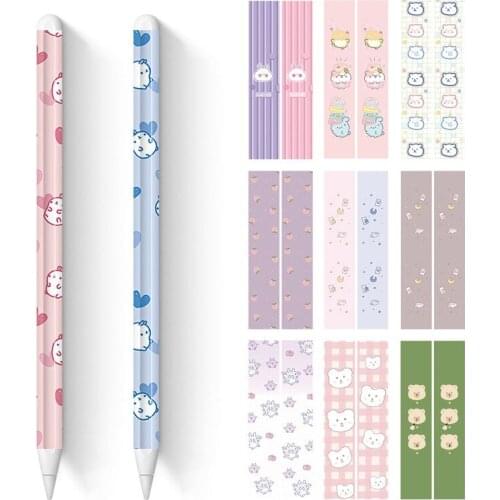 Magic Shark Cute Cartoon Rabbit Bear Ultra Thin 3M PVC Film Case Skin Tape Sticker for Apple Pencil 2 Stylus