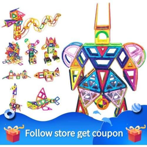 Magnetic Sheet Puzzle 3D Block Building Construction Set Model Montessori Educational Antistress Toys for children Gifts For Kid