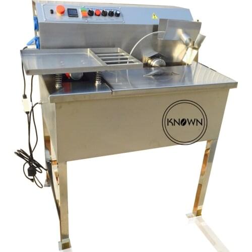 30KG Stainless Steel Chocolate Coating Machine Chocolate Enrobing Machine Electric Chocolate Make Equipment