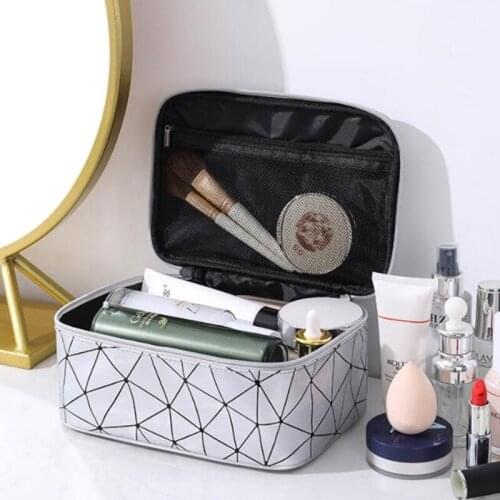 Multifunction Travel PU Makeup Bag Fashion Cosmetic Bag Toiletries Organizer Waterproof Females Storage Make Up Cases