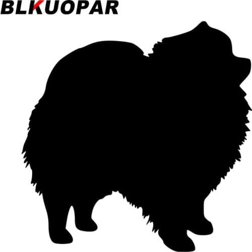 BLKUOPAR for Pomeranian Car Stickers Fashionable Creative Decals Scratch-Proof Surfboard Luggage Decor Car Door Protector