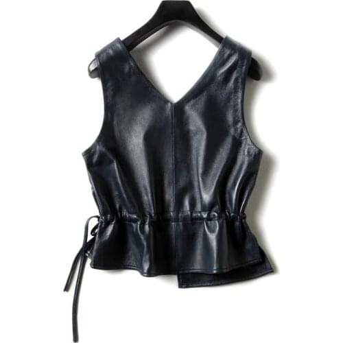 Mumuzi Women's Leather Vests