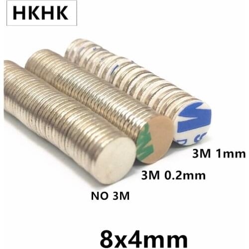 8x4 mm Neodymium Super Strong Magnet 8mmx4mm Permanent Round Magnet 8x4mm Powerful Magnetic Disc Magnet 8*4