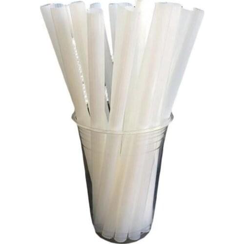 Disposable Biodegradable Compostable Eco-friendly Natural Corn Starch PLA Boba Drinking Straw