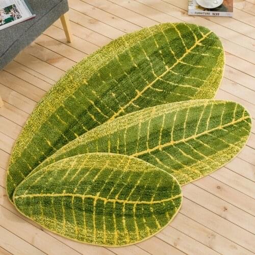 Green leaf flooring mats home carpet Plantain leaf carpet cleaning carpet and flooring tile for sale living room Decor