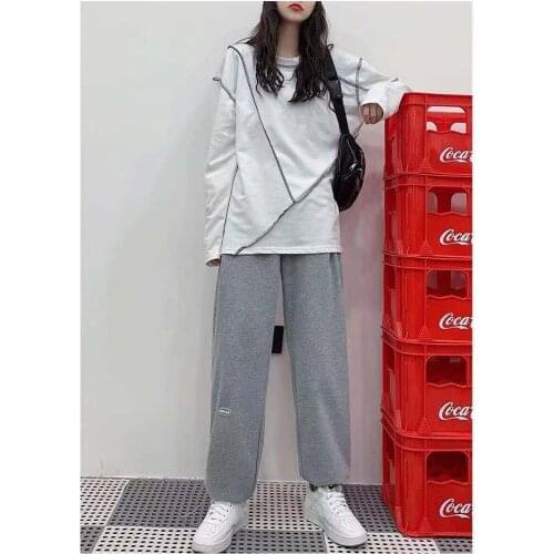 Sports Pants Female Loose Leggings Add Velvet and Thicken in Winter Thin and Versatile New Casual Pants Fashion Item