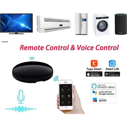 Universal infrared wifi mobile phone TV air conditioning general household appliances wireless RF remote control smart home