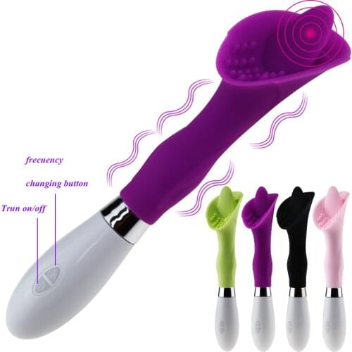 Big Tongue Vibrator Oral Sex for Woman Masturbator Clitoris Pussy Stimulator Vagina Nipple Massager Erotic Toy For Adult