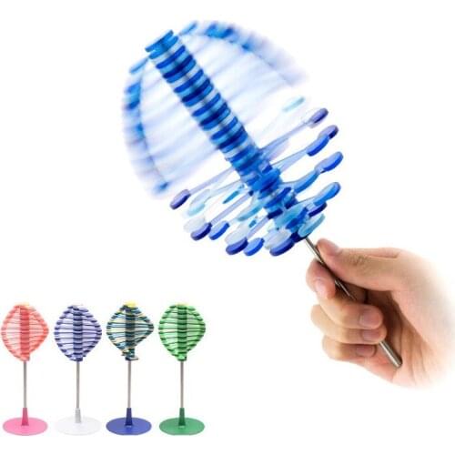Magic Rotary Spin lollipop Toy Stress Relief bar Toys DIY Rotating Lollipop Decompression aid desk decoration Hand Assembly STEM