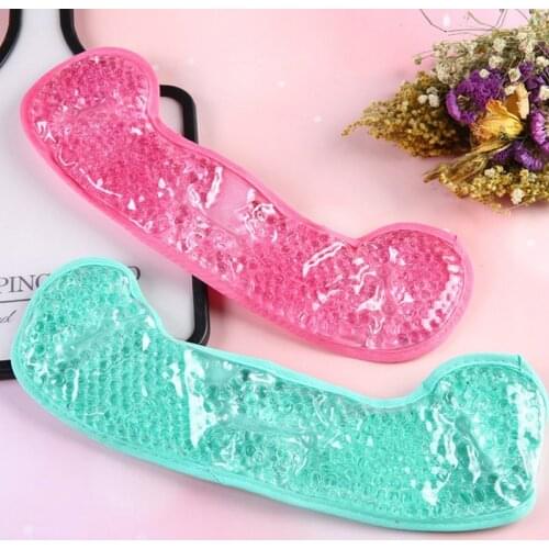 Breathable Gel Bead Ice Pack Head Heat Wrap Gel Ice Pack Hot Pain Relief Health Care Tool
