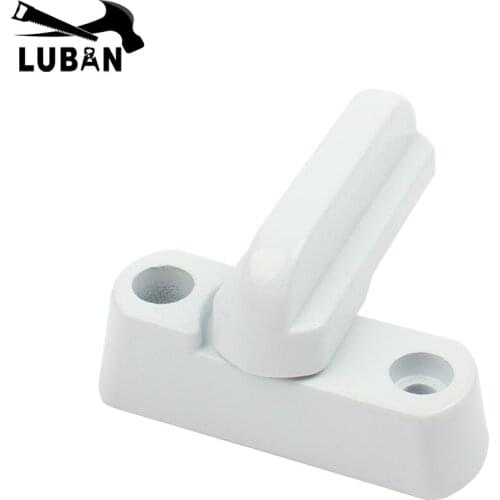 High quality Aluminium alloy T-lock, steel flat open doors and windows locks Replacement Security UPVC Window Door Sash lock