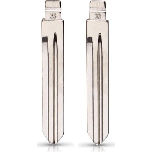 XRSHKEY KD HYN14 Car Key Blade No.33 Flip Key Blade For KEYDIY Remote Key Uncut 10pcs A Lot