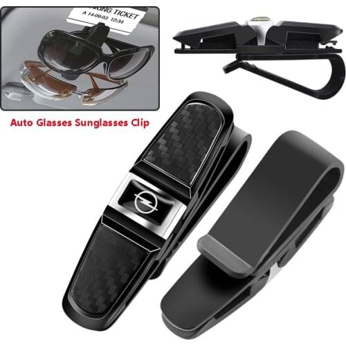 1Pcs ABS Car Sun Visor Glasses Sunglasses Clip Ticket Card Holder For Opel Astra H G Corsa Insignia Antara Meriva Zafira