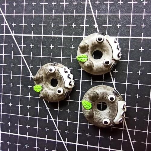 1pcs/lot resin flat back chinchilla doughnut 19mm simulation of food Cabochon Scrapbook DIY phone decoration