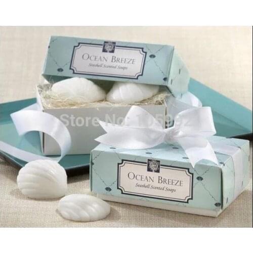 10sets/lot Wedding Favors&Gifts Scented Soap sea shell Shape,Wedding guests gifts,Baby Shower Favor Gift