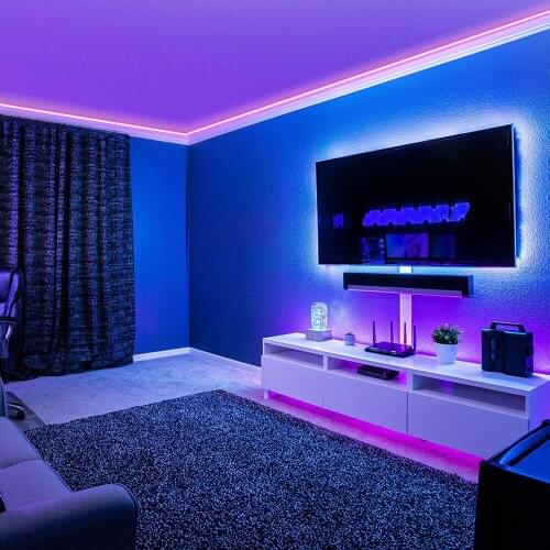 32.8ft. LED Strip Lights RGB Lights IR Remote 20 Colors DIY Modes Preset Modes LED Tape Lights for Home Ceiling Party Festival