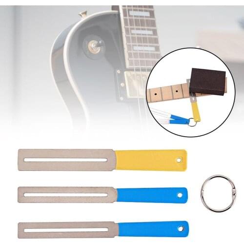 HOT 3Pcs/Set Guitar Nut Files Fret Crowning Slot Filing Luthier Repair Tool Kit For Stringed Instruments Guitar Parts Accessory