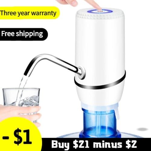 Spain Hot sale in, home automatic electric drinking pump, USB charging, suitable for bottled water, automatic drinking machine