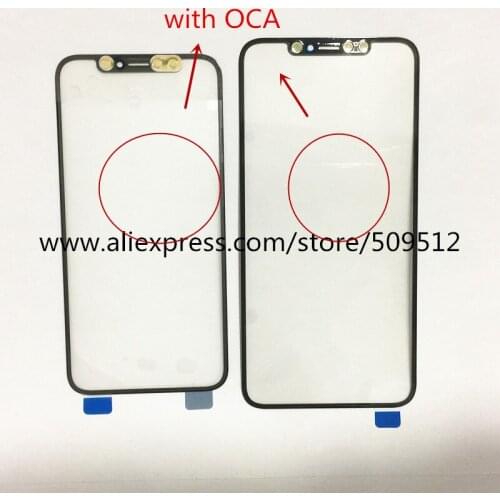 A Quality Outer Glass with OCA For iphone XS / XS MAX Front lens Glass lcd screen repair part fast shipping