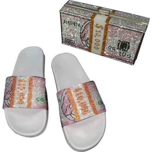 Money Clutch Bag Shinny Diamond Luxury Designer Handbag Banquet Party Clutch Shoulder Evening Bags 2021 Womens Brand Z138