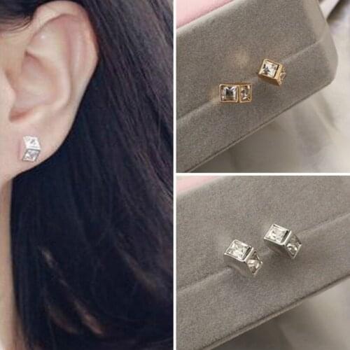 Korean fashion jewelry new high-grade alloy earrings bohemian crystal earrings female elegant earrings