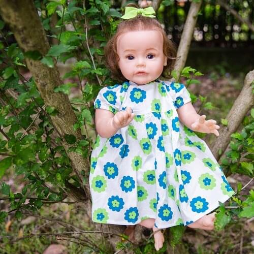 Hoomai 24" Reborn Baby Doll Princess Girl Soft Touch Girl Doll Baby Reborn Toys Cosplay Rabbit Toddler Birthday Gifts