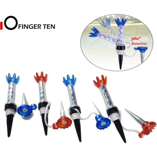 Magnetic Golf Tees 80mm Plastic Durable Tee 360 Degree Ratation Training Accessories Ball Holder