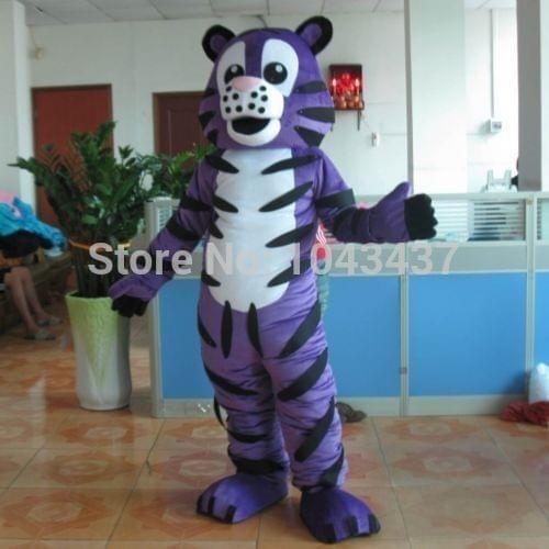 Cute Christmas halloween Lovely tiger Adult Mascot Costume Fancy Outfit Cartoon Character Party Dress Free Shipping